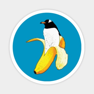 Funny Banana Penguin Magnet